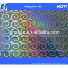 Holographic hot stamping foil for tobacco wrapping